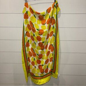 CAbi La Dolce Vita Lemon & Orange Shaw Scarf